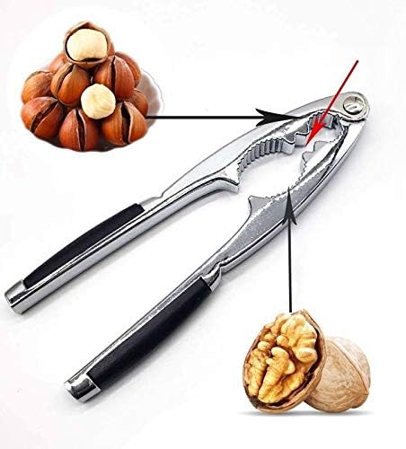 NutCracker Walnut Cracker Heavy Duty Shell Cracker Seafood Pecan Walnut Opener Tool with Non-Slip Handle (nutcracker for all nuts)