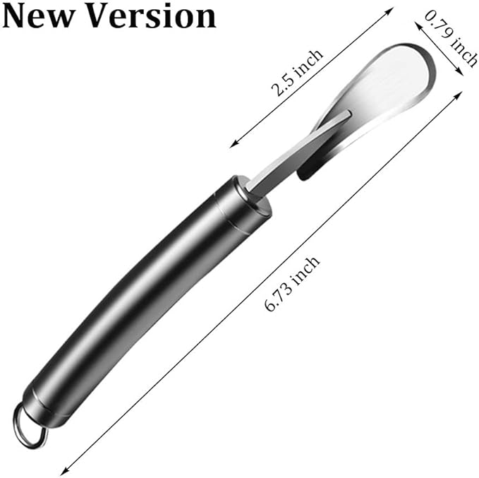 New Version Stainless Steel Multi-Purpose Vegetable & Fruit Peeler Kitchen Tool (6.73" Handle, 2.5" Blade)