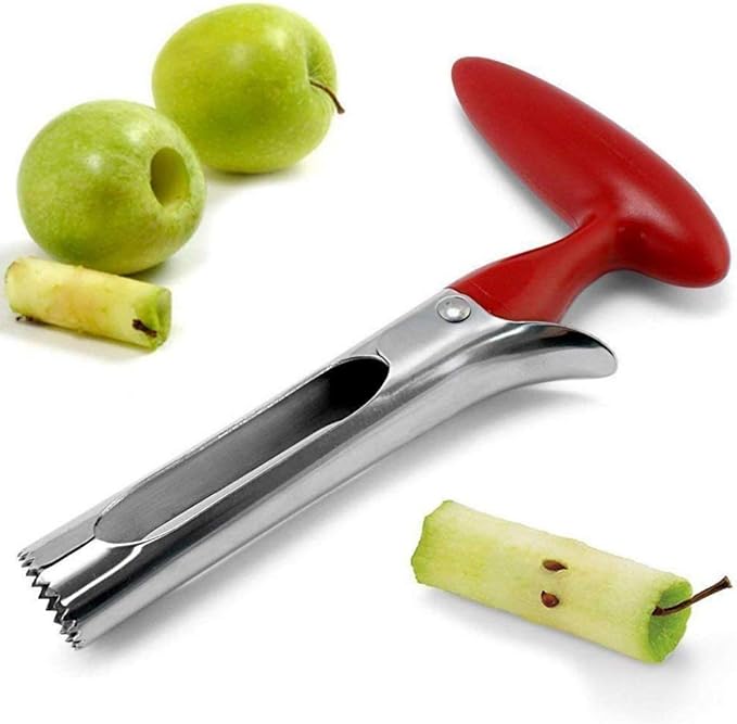 Apple Coreer, Stainless Steel Kitchen Gadgets Fruit Corer Fruit Vegetable Tools Apple Pear Coreer Easy Twist Fruit Tool Corer
