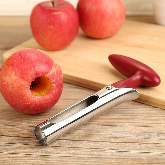 Apple Coreer, Stainless Steel Kitchen Gadgets Fruit Corer Fruit Vegetable Tools Apple Pear Coreer Easy Twist Fruit Tool Corer