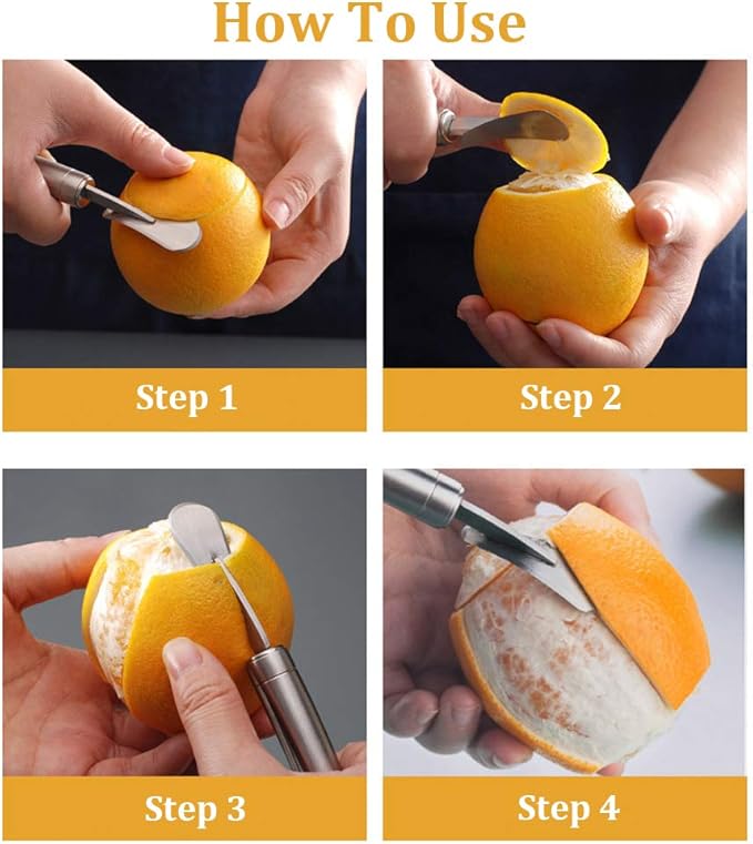 New Version Stainless Steel Multi-Purpose Vegetable & Fruit Peeler Kitchen Tool (6.73" Handle, 2.5" Blade)