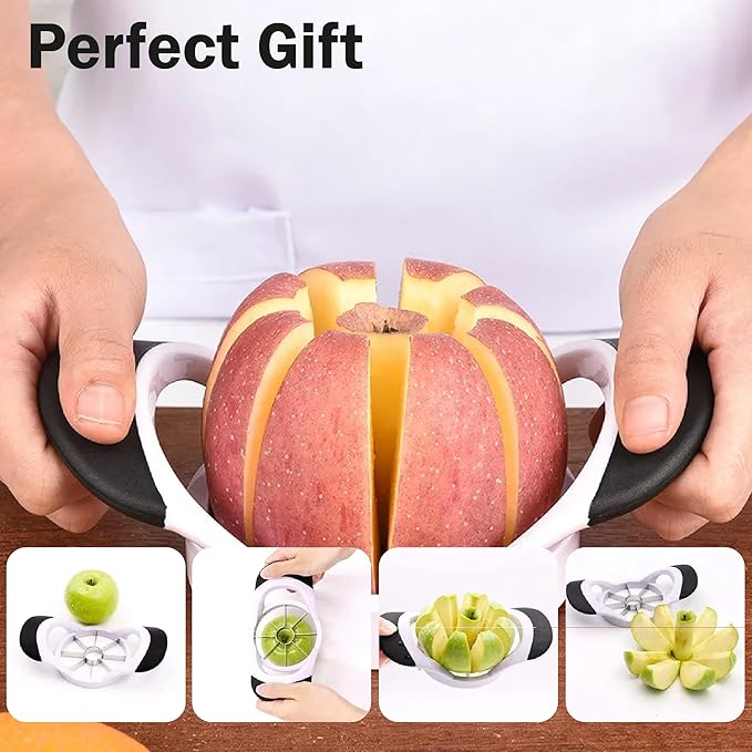 Stainless Steel Watermelon Cutter - Easy To Juice- Watermelon Puncher with Round-Shape Slice - Creative Melon Opener - Making Juicing Accessories