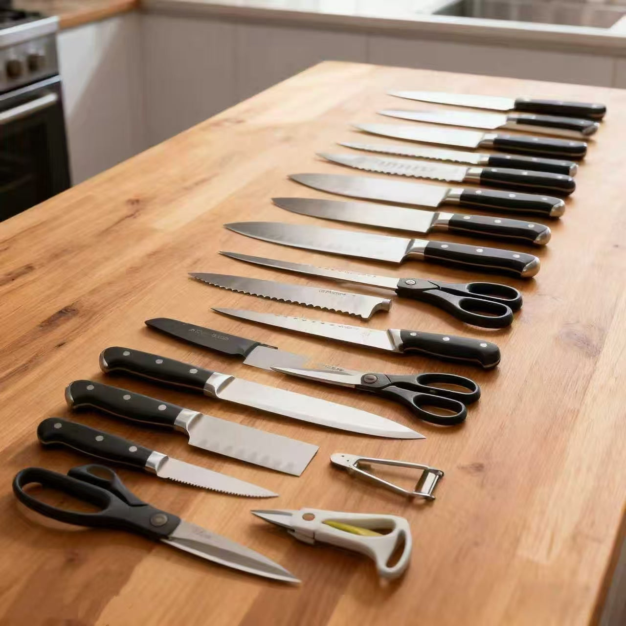 final week ：A highly popular complete set of knives