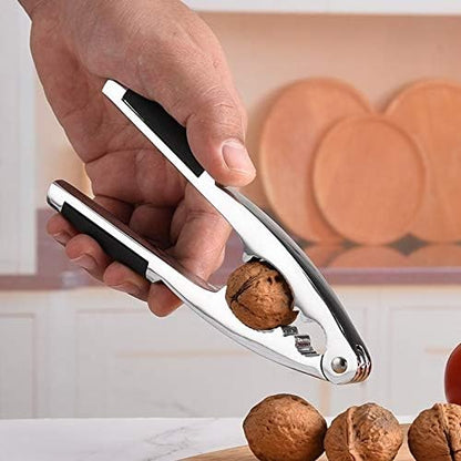 NutCracker Walnut Cracker Heavy Duty Shell Cracker Seafood Pecan Walnut Opener Tool with Non-Slip Handle (nutcracker for all nuts)