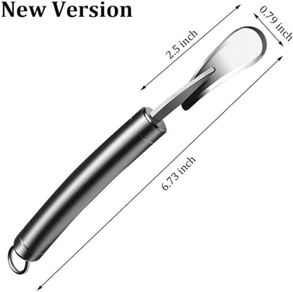 New Version Stainless Steel Multi-Purpose Vegetable &amp; Fruit Peeler Kitchen Tool (6.73" Handle, 2.5" Blade)