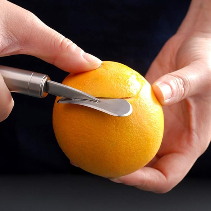 New Version Stainless Steel Multi-Purpose Vegetable &amp; Fruit Peeler Kitchen Tool (6.73" Handle, 2.5" Blade)
