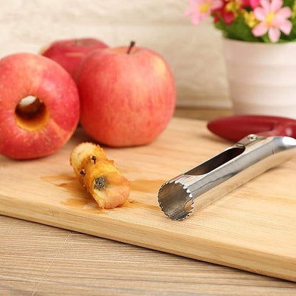 Apple Coreer, Stainless Steel Kitchen Gadgets Fruit Corer Fruit Vegetable Tools Apple Pear Coreer Easy Twist Fruit Tool Corer