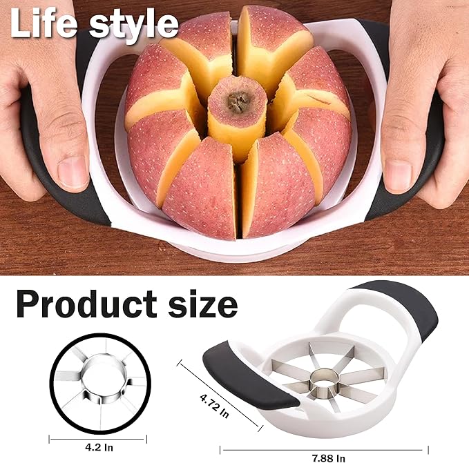 Stainless Steel Watermelon Cutter - Easy To Juice- Watermelon Puncher with Round-Shape Slice - Creative Melon Opener - Making Juicing Accessories